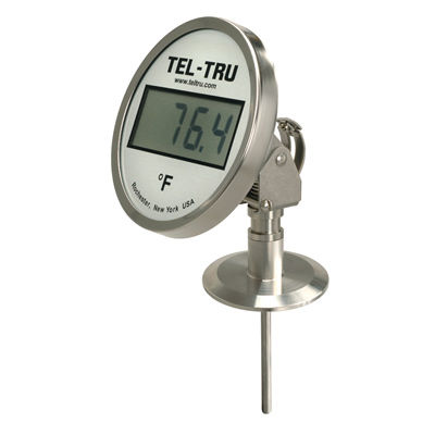 Термометр с зондом - SD5 - Tel-Tru Manufacturing - цифровой / с регулируемой шкалой / с фланцем