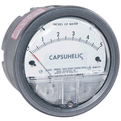 Дифференциальный манометр - Capsuhelic® 4 series - DWYER - со шкалой / резьбовой / NPT 1/4