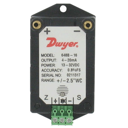 Дифференциальный трансдуктор давления - 648 series - DWYER - мембранный / термический / 4-20 мА