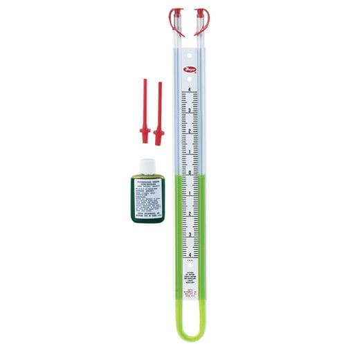 Дифференциальный манометр - FLEX-TUBE® 122 series - DWYER - с прямым считыванием / из пластика / со столбом жидкости