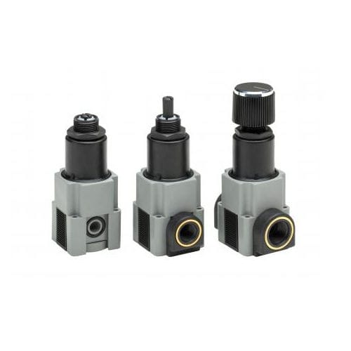 Регулятор давления со сбросом - R4060 series - AIR Logic - мембранный / одноуровневый / из пластика