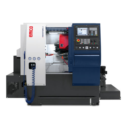 Токарный станок ЧПУ - MAXXTURN 25 - EMCO GmbH - горизонтальный / 3 оси / с двумя стержнями