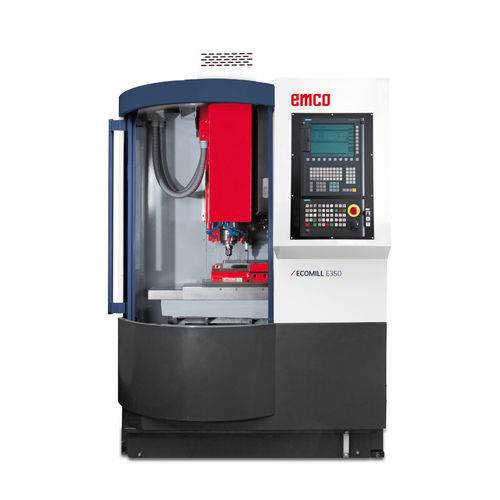 Фрезерный станок с ЧПУ 3 оси - EMCOMILL E350 - EMCO GmbH - 4 оси / вертикальный / с подвижным столом