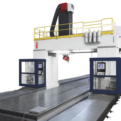 Обрабатывающий центр с рамой - POWERMILL - EMCO GmbH - 3 оси / универсальный / с поворотным столом