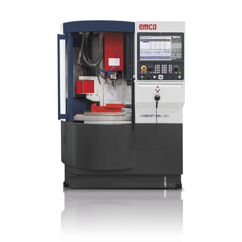 Фрезерный станок с ЧПУ 3-4 оси - CONCEPT MILL 260 - EMCO GmbH - вертикальный / с поворотным столом / SK30