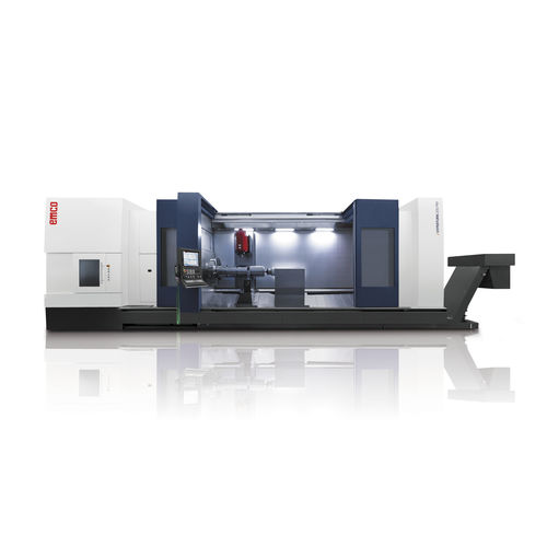 Токарно-фрезерный центр ЧПУ - HYPERTURN 200 Powermill - EMCO GmbH - горизонтальный / 3 оси / с двумя шпинделями