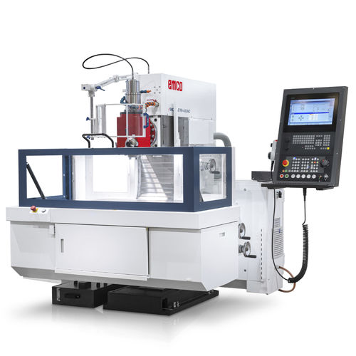 Фрезерный станок с ЧПУ 3 оси - Emcomat FB-450 MC - EMCO GmbH - с поворотным шпинделем / с подвижным столом / высокоточный