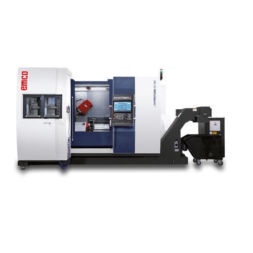 Высокоэффективный токарно-фрезерный центр - Hyperturn 65 Powermill - EMCO GmbH - ЧПУ / горизонтальный / 3 оси