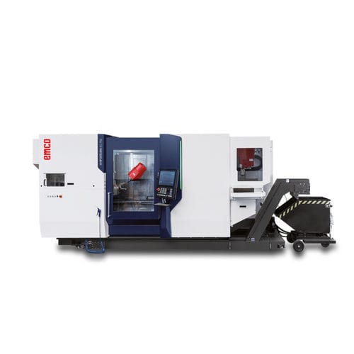 Токарно-фрезерный центр ЧПУ - HYPERTURN 65 Powermill G2 - EMCO GmbH - горизонтальный / 3 оси / с двумя шпинделями
