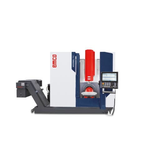 Обрабатывающий центр 5 осей - MAXXMILL 750 - EMCO GmbH - вертикальный / с подвижной стойкой / с наклонным ротационным столом