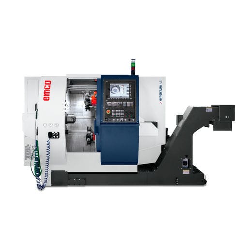 Токарный станок ЧПУ - HYPERTURN 45 - EMCO GmbH - 3 оси / с двумя стержнями / VDI 25