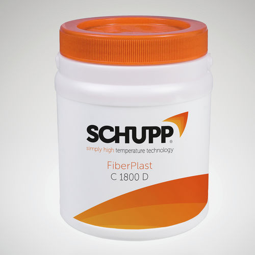 Клей для керамического материала - FiberPlast C 1800 D - M.E.SCHUPP Industriekeramik GmbH - однокомпонентный / промышленный / высокотемпературный