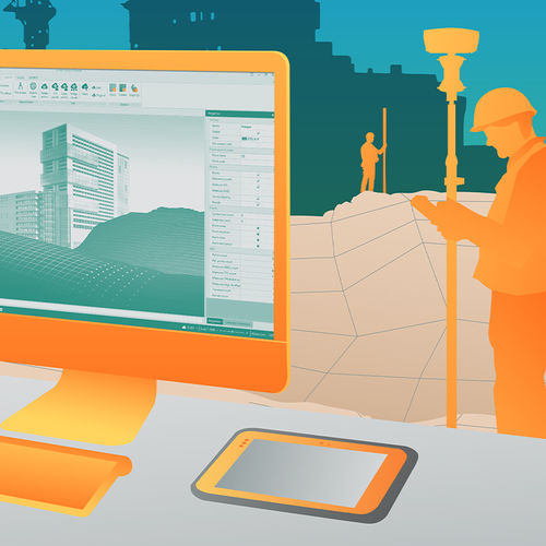 Программное обеспечение для расчетов - X-PAD Fusion - GeoMax - CAO / визуализатор / для управления
