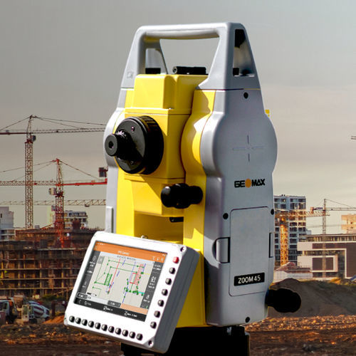 Тахеометр без призмы - Zoom45 - GeoMax - с ручным управлением / цифровой / Android