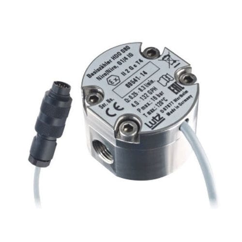 Расходомер с овальными шестернями - 0230-600 - Lutz Pumpen GmbH | Lutz-Jesco GmbH - объемный / резьбовой / из нержавеющей стали