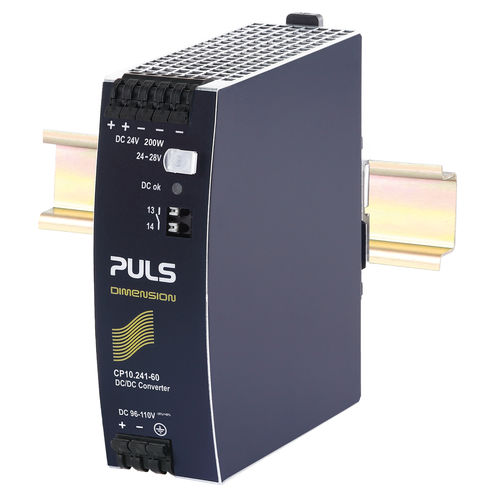Преобразователь DC/DC на DIN-рейке - CP10.241-60 - PULS GmbH - для применения в железнодорожной отрасли / с большим входным диапазоном / CE