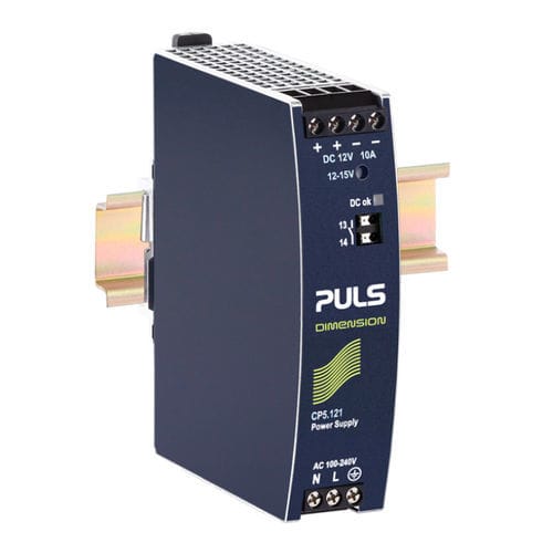 Источник электропитания на DIN-рейке - CP5.121 - PULS GmbH - AC/DC / регулируемый / монофазовый