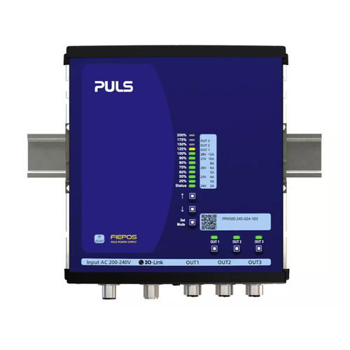 Источник электропитания на DIN-рейке - FPH500.245-024-103 - PULS GmbH - AC/DC / с тремя выходами / регулируемый