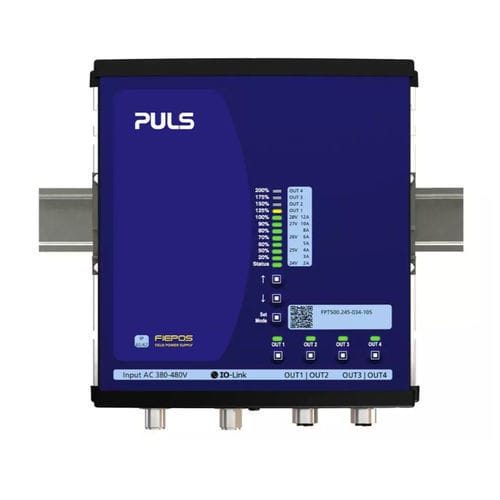 Источник электропитания на DIN-рейке - FPT500.245-034-105 - PULS GmbH - AC/DC / с несколькими выходами / регулируемый
