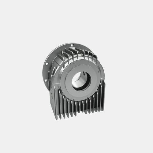 Подшипниковый узел с фланцем - EF - RENK GmbH - радиальный / с брусом, сопряженным с лежнем / жесткий