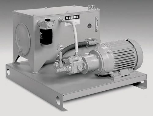 Гидравлический блок с электродвигателем - CONTINENTAL HYDRAULICS - стационарный / поршневый насос