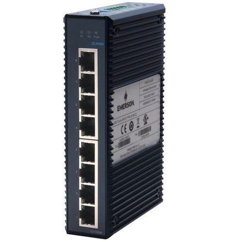 Неуправляемый коммутатор Ethernet - IC086SLN080 - Emerson - 8 портов / 10/100BaseT(X) / с резервированием