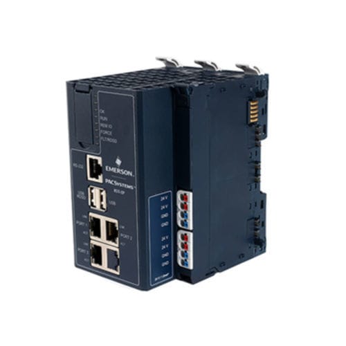 Компактный программируемый автоматический контроллер - PACSystems RSTi-EP CPE215 - Emerson - аналоговые входы / с цифровыми входами / аналоговые выходы