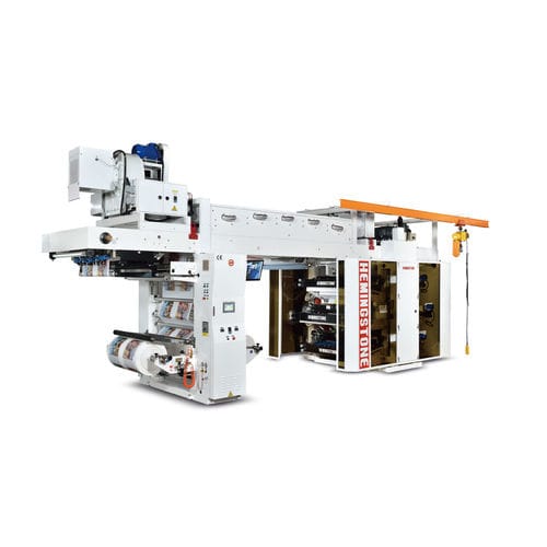 8-цветный флексографическая печатная машина - HM-1206CIEV-F - Hemingstone Machinery - 6-цветный / для пластиковой пленки