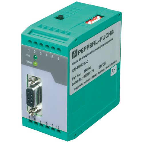 Преобразователь сигнала SSI - K23 series - Pepperl+Fuchs SE - на DIN-рейке / для углового энкодера