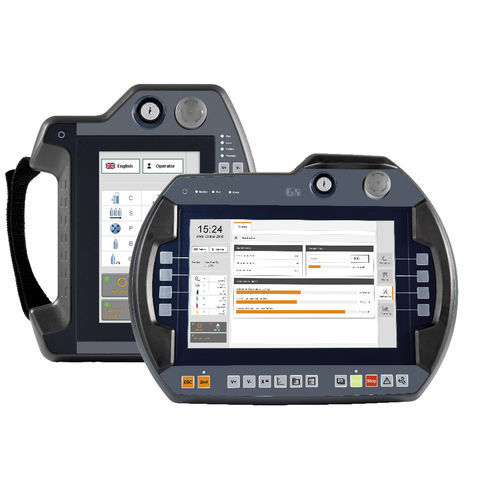 HMI с резистивным сенсорным экраном - 7100 series - B&R Industrie-Elektronik - с клавиатурой / малогабаритный / мобильный