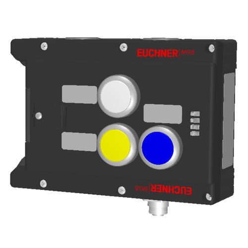 Электромеханический врезной замок - MGB-L0-APA-AA6A1-S3-L-110547 - EUCHNER GmbH + Co. KG - с задвижкой / с кнопками / для двери