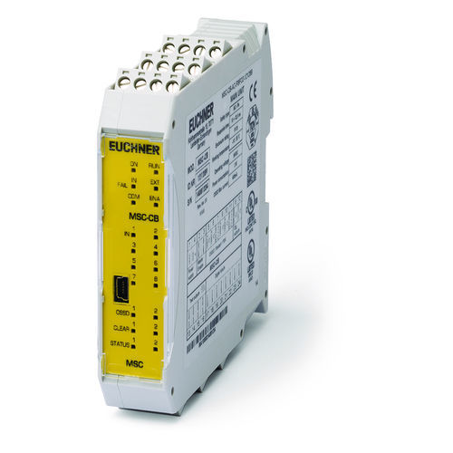 Реле безопасности PLe - MSC-CB-AC-FI8FO2-121289 - EUCHNER GmbH + Co. KG - на DIN-рейке / двойной канал / компактное