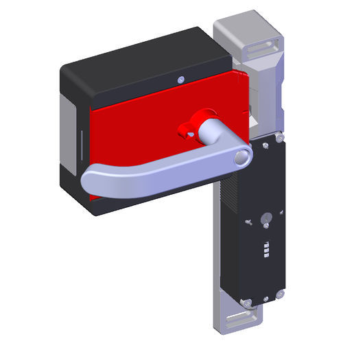 Врезной замок с ручкой - MGBS-P-L1H-AP-U-L-SA-161567 - EUCHNER GmbH + Co. KG - электромеханический / для двери / из цинка