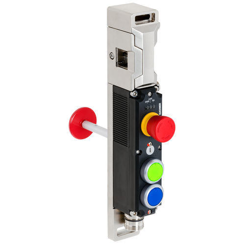 Врезной замок с ручкой - MGBS-P-L1-AR-U-R-AEE-SH-159086 - EUCHNER GmbH + Co. KG - с кнопками / электромеханический / для двери