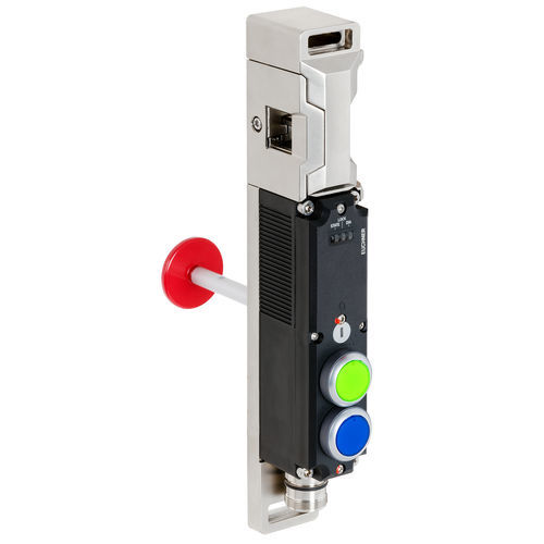 Врезной замок с ручкой - MGBS-P-L1-AR-U-R-AEE-SH-159170 - EUCHNER GmbH + Co. KG - с кнопками / электромеханический / для двери