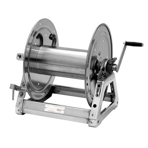 Наматывающее устройство для шланга - SS1500 series - HANNAY REELS - с ручкой / фиксированное / из нержавеющей стали