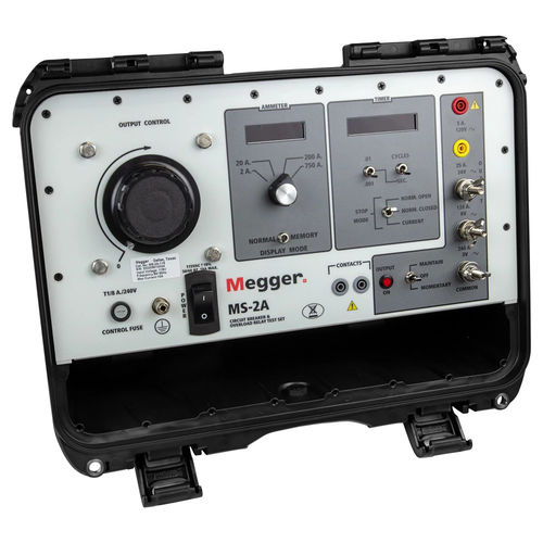 Испытательное устройство тока - MS-2A - MEGGER - рабочих характеристик / с ручным приводом / выключателя