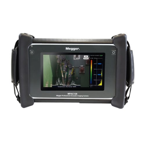 Устройство отображения с системой микрофонов - MPAC128 Series - MEGGER - акустическое / промышленное / обнаружения