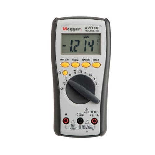 Цифровой мультиметр - AVO410 - MEGGER - переносной / 1000 В / 10 A