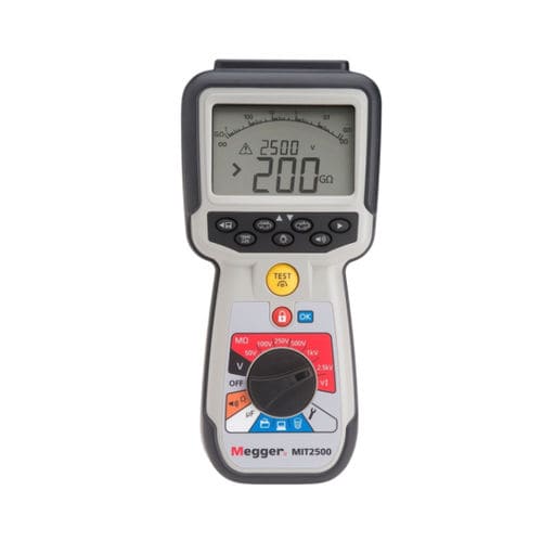 Тестер изоляции - MIT2500 - MEGGER - непрерывности / для кабеля / для двигателя
