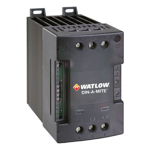 Контроллер мощности SCR - DIN-A-MITE® C - Watlow Electric Manufacturing Company - трехфазовый / монофазовый / на DIN-рейке