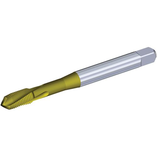 Метчик для сквозных отверстий - T620M0 series - Kennametal - моноблочный / с винтовыми канавками / HSS