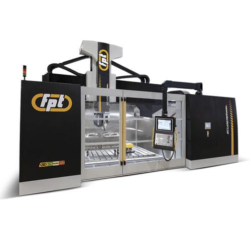 Фрезерный станок с ЧПУ с подвижной рамой - SCUDERIA - FPT INDUSTRIE - 5 осей / вертикальный / для изготовления штампов и пресс-форм