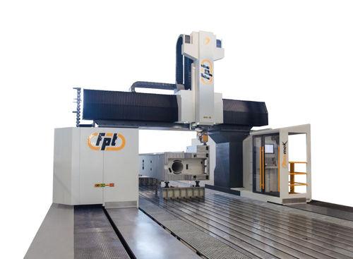 Обрабатывающий центр с рамой - DINOMEK - FPT INDUSTRIE - 5 осей / вертикальный / для крупногабаритных деталей