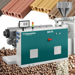 Экструзионная линия для профилей - POLYWOOD - Bausano S.p.A - для WPC / для профиля из композитных материалов
