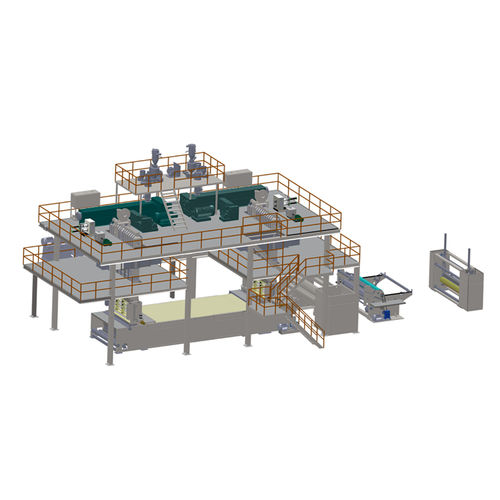 Нетканая производственная линия - JW series - Jwell Extrusion Machinery Co., Ltd., Shanghai - автоматическая / высокоскоростная / контролируемая PLC