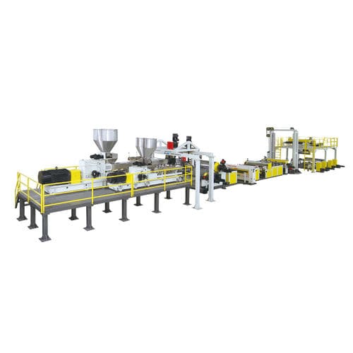 Многослойная экструзионная линия - JW series - Jwell Extrusion Machinery Co., Ltd., Shanghai - двойной шнек / однослойная / с сенсорным экраном