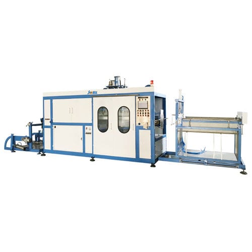 Устройство для термоформования для пластин - HW-1220 - Jwell Extrusion Machinery Co., Ltd., Shanghai - для упаковки / контролируемое PLC / полуавтоматическое