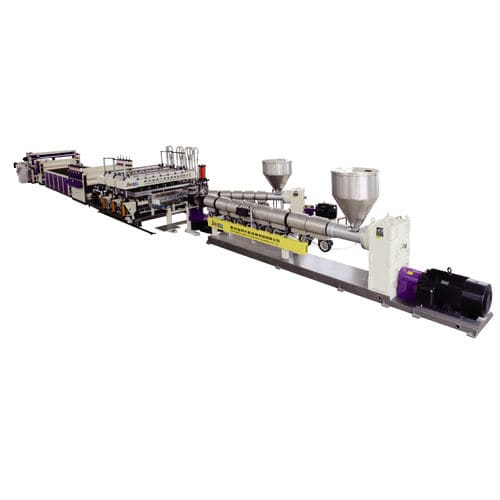 Экструзионная линия 3 слоя - JWS130(80)-1320 - Jwell Extrusion Machinery Co., Ltd., Shanghai - для панелей / для PP