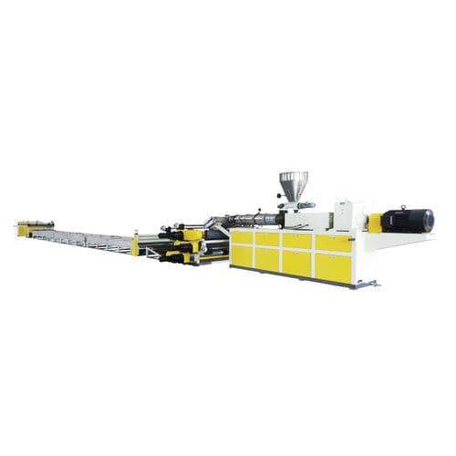 Многослойная экструзионная линия - SJZ80/156 - Jwell Extrusion Machinery Co., Ltd., Shanghai - двухвинтовая коническая / для пластин / для ПВХ